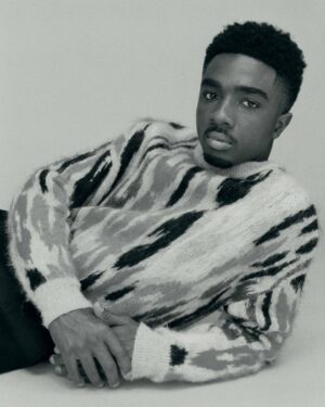Caleb McLaughlin Instagram - Ya we coolin 💎 #replicamanmagazine #saintlaurent