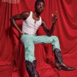 Caleb McLaughlin Instagram - Thank you @hollywoodreporter for the opportunity! Truly grateful 🙏🏿 #ConcreteCowboys 📸: @abdmstudio Style: @godarrylgo Grooming: @latashawright Hair: @thetariqnevar