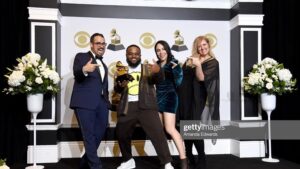 Calmatic Instagram - Yesterday we won a Grammy for best music video in the house that Kobe built! By far the most bittersweet day I’ve ever experienced. But being able to experience all those emotions with my family and the ones I love made me more grateful than ever. These moments are once in a lifetime, I’m glad we spent them together. Scroll right to me hear me spit a freestyle about trusting your ideas. 🖤✊🏾🏆✨