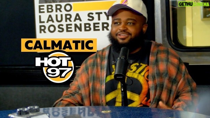 Calmatic Instagram - Sat down with Ebro In The Morning on Hot 97 in New York City, we talked about it all! My favorite radio show, I watch this shit religiously. This damn near equivalent to me being on Oprah man 😅. Grateful to @oldmanebro @rosenbergradio and @laurastylez for opening their doors. Check it out on YouTube rn! HOT 97