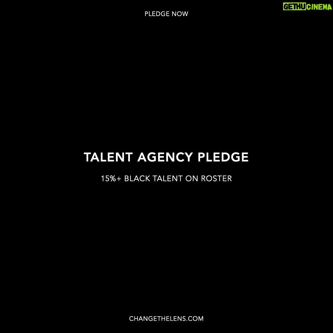 Calmatic Instagram - Proud to join @savanahleaf and hundreds of black filmmakers in taking this pledge so we’re no longer anomalies! Black people represent approximately 15% of the United States and London. CHANGE THE LENS is a pledge to ensure the representation of black filmmakers within the commercial and music video film industry is reflective of the greater population. PRODUCTION COMPANY PLEDGE 15%+ black directors on roster Consult with a head of Diversity & Inclusion TALENT AGENCY PLEDGE 15%+ black talent on roster PRODUCER PLEDGE 15%+ black department heads and crew on every job DIRECTOR PLEDGE 15%+ black department heads and crew on every job DEPARTMENT HEAD PLEDGE 15%+ black crew on every job PLEDGE NOW @ WWW.CHANGETHELENS.COM