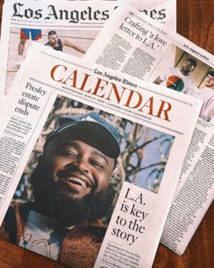 Calmatic Instagram - Wow man, such an honor and privilege to be featured in the Los Angeles Times’ Calendar section. This was my favorite section growing up because of the comics in the back, lol. By now I’m sure you know how I feel about this city and more specifically the people in it. So grateful to showcase everything we’re about to the world. Extremely thankful to @kailynhype for allowing me to express myself and tell my story to my city once again. I’m cheesin like a muhhfuggga.😆