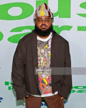 Calmatic Instagram - Mix the bootleg Ernie Barnes w/ the Margiela for the red carpet. I love being Black. 😅 House Party in theaters this Friday. Support, support, support.