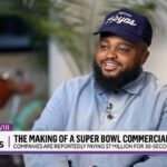 Calmatic Instagram – Don’t show me the money! 😅 Big thanks to @cbsmornings for capturing me in my element for their Making Of A Super Bowl Commercial segment. Cant wait for the world to see what we cooked up this Sunday. #superbowllviii 🏈🏟️