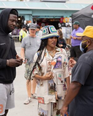 Calmatic Instagram - I I just want to take some time to thank the cast and crew on WMCJ. Without every single person bringing their A game none of this would be possible. Sinqua, Jack, Teyana, Laura, Myles, Vince, that shit was fun as fuck and I appreciate y’all for trusting my vision. Our cinematographer Maddox Upshaw put together one the most phenomenal camera departments I’ve ever experienced. I learned so much from y’all day and day out, special shout out to @jusbez2 @paulinecamera and @staychingon! Everyone from hair all the way to make up to locations to wardrobe and everyone in between felt like hanging out with family every single day, felt like summer camp. You guys are all going to be a hard act to follow. Can’t wait to do it again!

1. One of the many Jack and Sinqua shootouts in between takes. 
2. Had to bring out the @solefolks ball in Leimert
3. The real MVP’s Paul Hall (producer)  and Maddox Upshaw (cinematographer).
4. The demographic that WMCJ is actually for! 😅
5. Who taught Vince and Myles how to squabble?!
6. Me throwing a lob to Hamilton in between takes.
7. Dream come true working with queen Teyana.
8. Christopher Columbus actually found some bounce! (Sidebar contrary to unpopular belief we didn’t use Jack’s stunt double at all.)