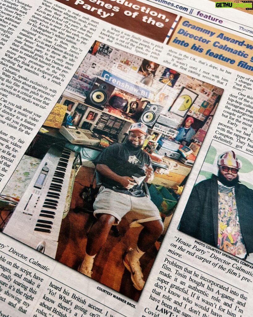 Calmatic Instagram - Watts Up! Super blessed to be featured on this weekends cover of The L.A. Watts Times. To checkout the story and conversation w/ @zondamour and pick up a copy anywhere in South Central where newspapers are sold! 🤎🤎🤎🤎🤎🤎 Watts, California