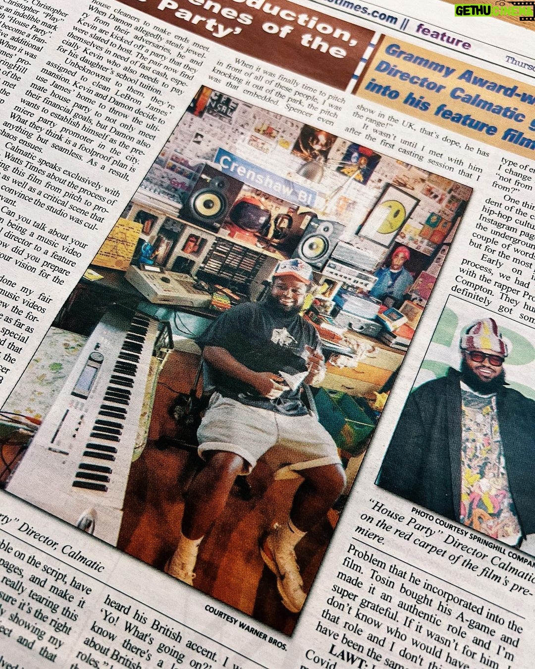 Calmatic - 1.6K Likes - Watts Up! Super blessed to be featured on this weekends cover of The L.A. Watts Times. To checkout the story and conversation w/ @zondamour and pick up a copy anywhere in South Central where newspapers are sold! 🤎🤎🤎🤎🤎🤎