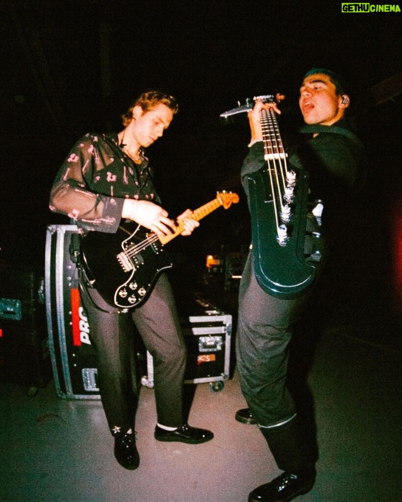 Calum Hood Instagram - @lukehemmings and I. @andydeluca took these photos. Electric Avenue