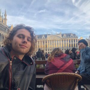 Calum Hood Instagram - Woke up in Belgium with some of my best friends. Also the dog made me think of my dog, duke. I miss my dog, duke.