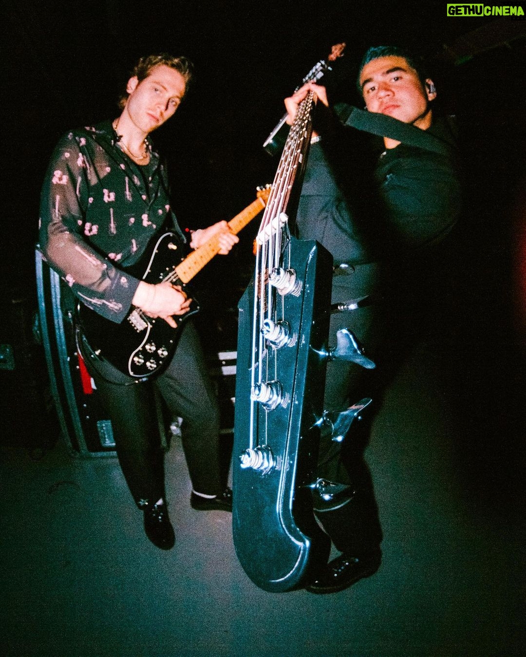Calum Hood Instagram - @lukehemmings and I. @andydeluca took these photos. Electric Avenue