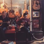 Cameron Boyce Instagram - 15 minutes after I met these fine gents yesterday they let me plug in one of Pete Townshend’s old strats. Thanks for the vibes!!! Merry Christmas Eve y’all 🤙 At Mike's Guitar Parlor