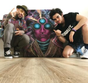 Cameron Boyce Instagram - @bboysmurf is the 🐐!!!! Big bro went crazy on this. THANK YOU. 💜