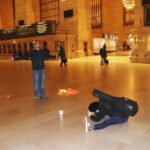 Cameron Boyce Instagram - My man wanted some photos of himself. King Construction in his castle. “make it look like I run this piece.” hahahahahaha Grand Central Terminal