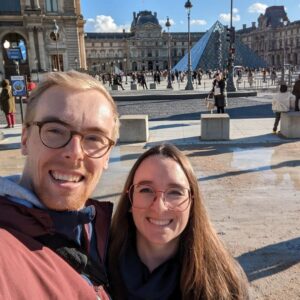 Cameron Kennedy Instagram - The first birthday with this one as my wife was certainly a special one! 😍 Happy (belated) birthday to the amazing @brittani.l.kennedy. You continue to be an amazing travel and life partner. ✈️ 🇫🇷 ❤️