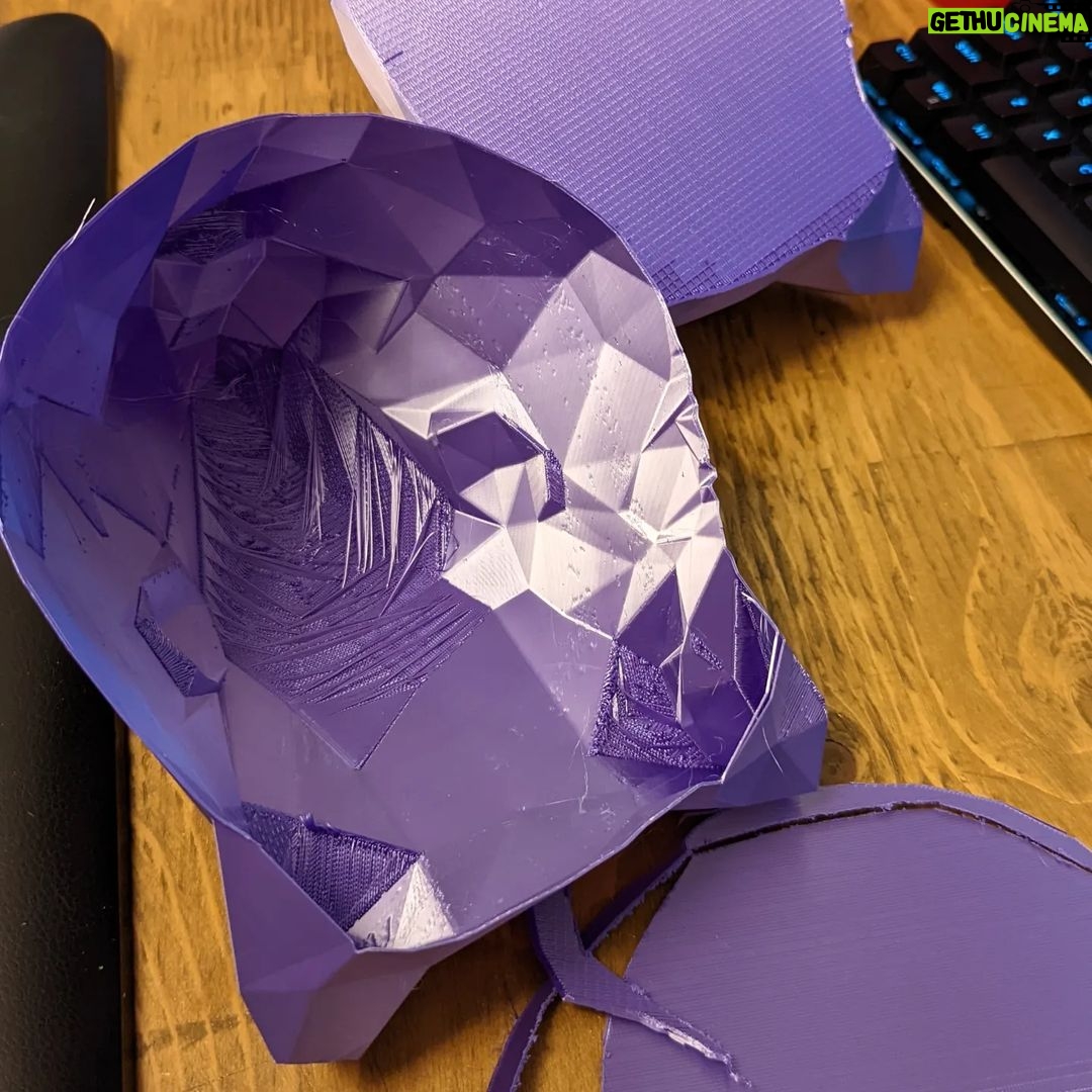 Cameron Kennedy Instagram - I 3d printed a @torontoultra squirrel mask for this weekend's event! #strengthinthenorth #cdl2022 Thanks for the filament @3d.printing.canada