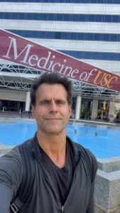 Cameron Mathison Instagram - It’s been 3 years since my kidney cancer surgery and I’m feeling amazing:) I’m back here at USC Keck for my CT scan, chest X-rays, and bloodwork to make sure I can say … 3 years cancer free🙏🏼 Lots of feelings coming up remembering Vanessa and I here early in the morning back in 2019 for my surgery. So so grateful for all the help, support and love we’ve received on this journey. Love you guys🙏🏼❤️ (I get the results in a few weeks) Keck Medicine of USC