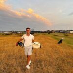 Cameron Mathison Instagram - A day I will never ever forget. The Old Course at St Andrews is an almost spiritual place for golfers. It’s a course I have dreamed about playing since I was 10 years old and watched Jack Nicklaus win The Open Championship there. To play this iconic course, the first day it was open to the public following the the 150th Open Championship, was beyond my wildest dreams. The course was set up exactly as the pros played it on Sunday, and I kept having to pinch myself to make sure I wasn’t dreaming. In the photos you see my tee shot on the famous 18th hole (I two-putted from the valley of sin for par), my eagle putt on #5 that burned the edge (made birdie), me and Bobby on the first tee (the incredibly kind St Andrews resident who got us the tee time despite thousands of people trying), and most importantly, Lucas and Vanessa (Leila couldn’t make the trip) joining me on the iconic Swilcan Bridge (where all the greats have stopped to take their photo). Huge thanks to @markscoon for introducing me to Bobby and making this dream a reality. #bucketlist #dreamcometrue #golf #standrewsoldcourse