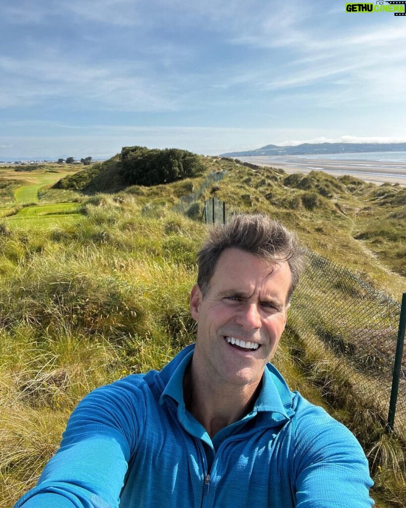 Cameron Mathison Instagram - Bucket list golf tour begins☺️🇮🇪 I’ve wanted to play golf in Ireland and Scotland pretty much my entire life:) Portmarnock Ireland done. Turnberry, Carnoustie and St Andrews to come😁🇮🇪🏴󠁧󠁢󠁳󠁣󠁴󠁿 #golf #bucketlist #Ireland #scotland #portmarnock #turnberrygolfclub #carnoustiegolflinks #standrewsgolf Jameson Golf Links at Portmarnock Resort