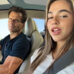 Cameron Mathison Instagram - The face I make when I’m out with my girl and teenage boys are around☠️ #daddyslittlegirl #daddydaughtertime #donteventhinkaboutit Los Angeles, California