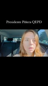 Camila Flores Instagram - Presidente Piñera QEPD