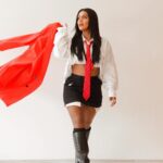 Camila Loures Instagram - Y soy rebelde ❤️ indo realizar meu sonho de infância 😍🙌🏽 aaaaaa . 📸 @orafaelcaetano 👗 @cia.brand Allianz Parque - São Paulo, Brasil