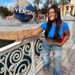 Camila Loures Instagram - Dia de parque… dia feliz 🎢💙 . Obrigada @universaldestinationsbrasil por esse dia maravilhoso por aq 🫶🏽 Universal Studios Florida