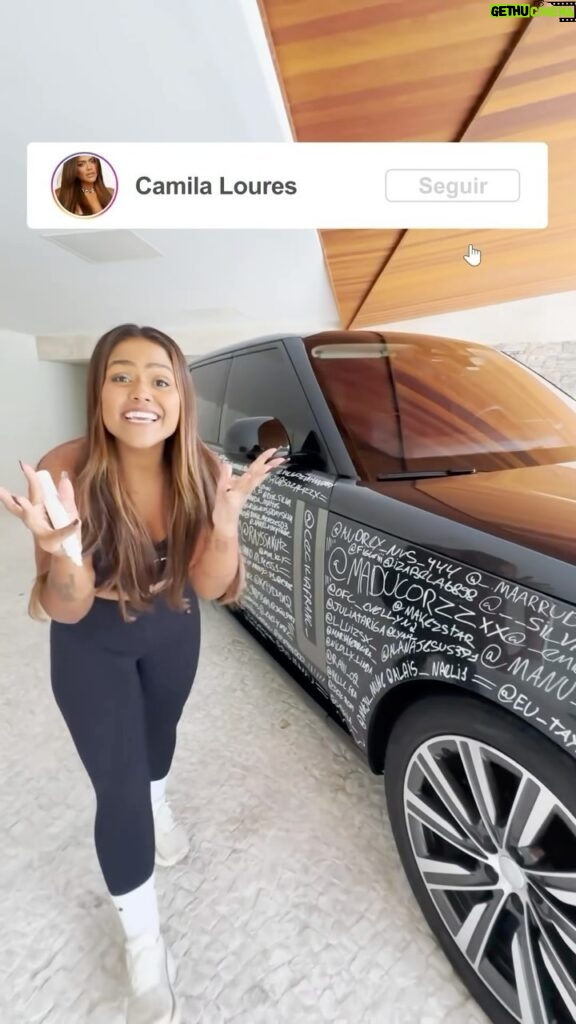 Camila Loures Instagram - quem vai ta com o nome no carro? ❤️