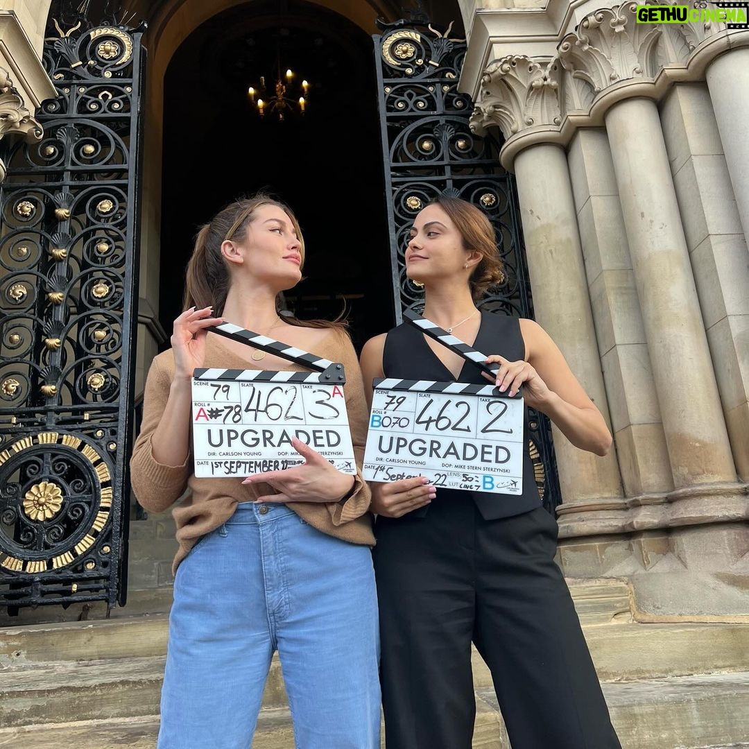 Camila Mendes Instagram - thank you for choosing #upgradedmovie 🛩️ we hope you enjoyed your flight