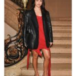 Camila Mendes Instagram - proud member of the @coach club 💋 #coachfall24 #nyfw #coachny