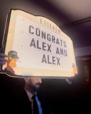 Camila Mendes Instagram - congrats alex and alex!!! a wedding for the ages @al_ty 👰🏻‍♀️🌴♥️