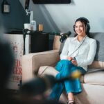 Camila Mendes Instagram - i like talking but i love talking to @daxshepard and @mlpadman 🍒 finally got invited to be on @armchairexppod and it’s out today!! 2.5 hrs of me giggling like the giddy little armcherry that i am
