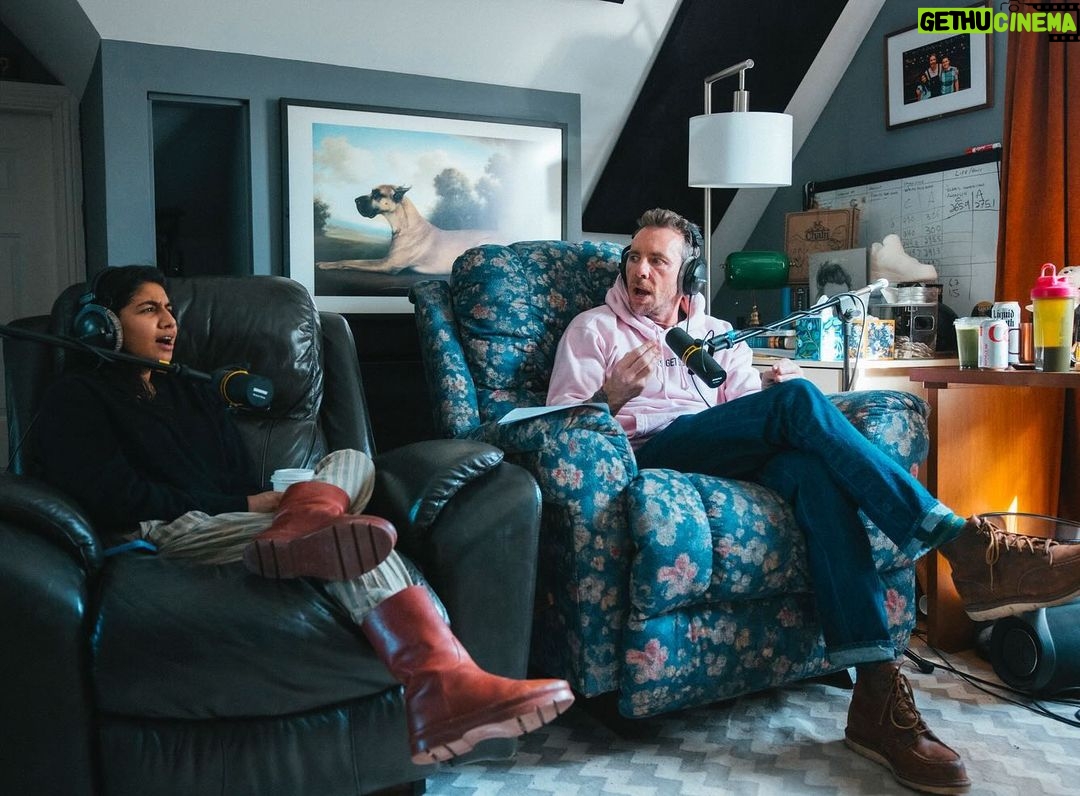 Camila Mendes Instagram - i like talking but i love talking to @daxshepard and @mlpadman ๐ finally got invited to be on @armchairexppod and itโs out today!! 2.5 hrs of me giggling like the giddy little armcherry that i am