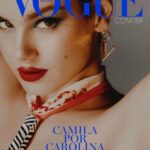 Camila Queiroz Instagram - @voguebrasil 👄💄 Special thanks to @carolinaherrera. Photo @lufreee Make @silviogiorgio Styling @julianoezuel Diretora de arte @juliakoala Prod. Executiva @marinachicca e @laricarvalho.s @pedrosales_1 Assessoria @13thprod