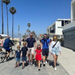 Camilla Arfwedson Instagram - Sister and her clan and some novelty sunglasses 🤩💞 Venice Beach