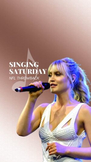 Camilla Kerslake Instagram - It’s Singing Saturday! Singing the National Anthem never gets old 🇬🇧 In honour of the Super Bowl coming up, enjoy this mashup of my performances at the Chargers v. Titans and Packers v. Giants games 🏈