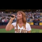 Camilla Kerslake Instagram – There’s nothing like #AthemSinging. Truly. Such an amazing send off from our adopted US city. You stay classy #SanDiego. 💙 ⚾️ 🎤 ❤️ #Padres #Baseball #Opera