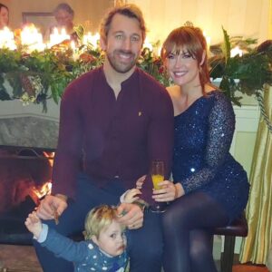 Camilla Kerslake Instagram - Trying to get a family Chrismas photo with a toddler like.... Merry Christmas (eve) from our little family to yours ❤️