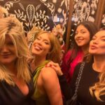 Camilla Kerslake Instagram - 2 + 3 - 'Musetta' opening @papermoonlondon 1 + 4 - post show girl gang drinkies Paper Moon London