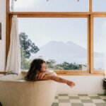 Camille D. Sperandio Instagram - Non mais… La vue !!?? prendre un bain n’aura jamais été aussi agréable. 🫧 Tzununá Lake Atitlán Guatemala