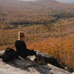 Camille D. Sperandio Instagram - SAVE THIS FOR LATER 🤎🍂✨ Take care of this beautiful place, leave no trace, be kind to nature, stay on trail, and always pack out your garbage, leave it better than you found it. 📍Sentier des Cimes, Mont Mégantic 🥾 12.4km round-trip — dénivelé 390m — intermédiaire Mont-Mégantic National Park