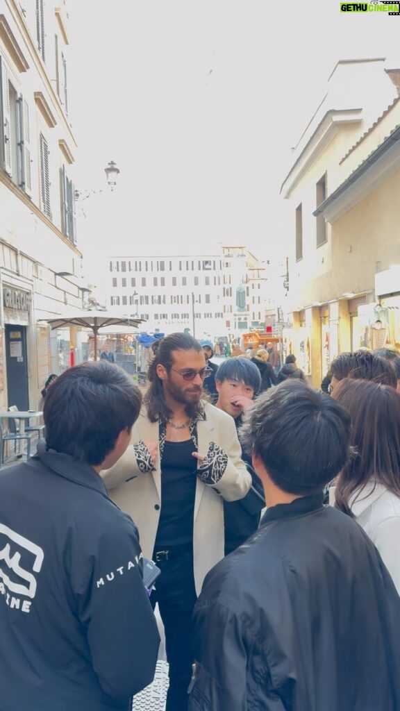 Can Yaman Instagram - Japanese fans are surrounding me for a selfie in Rome while I was finally giving myself a day off yesterday in the lovely streets. I tried to find out how they would even know me in Japan, apparently they have limited use of English so I had to repeat my question several times. Perhaps it should be “Viola Come il Mare” effect as it was sold to Japan back in the time which was an astonishment for us. Well, that was a joyful moment, and the world happens to be your oyster one more time. 🇯🇵🇮🇹🇹🇷 Rome, Italy