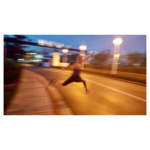 Cara Theobold Instagram - Found another one from #blizzcon 2016 - pretty sure this is while out for a run one evening passing Blizzard HQ and doing my best #Tracer impression by blinking past the entrance 💫😂📸