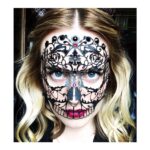 Cara Theobold Instagram - Wear a mask folks 😈🦇💀🕸 #tbt #crazyhead #halloween