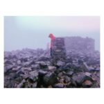 Cara Theobold Instagram - Me and my brother climbed Scafell Pike - I’d love to say amazing views at the top but we were inside a very wet cloud 😂🏔
