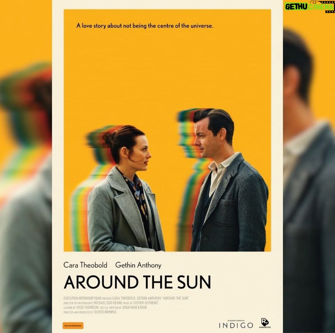 Cara Theobold Instagram - So excited to announce our film Around The Sun is coming to cinemas in Australia from August 10th โ๏ธ๐๐ฆ๐บ #aroundthesunfilm @aroundthesunfilm @gethinanthony @oliver_krimpas @radioactivepictures If youโre not in Australia itโs available now on Amazon Prime and HBO Max ๐