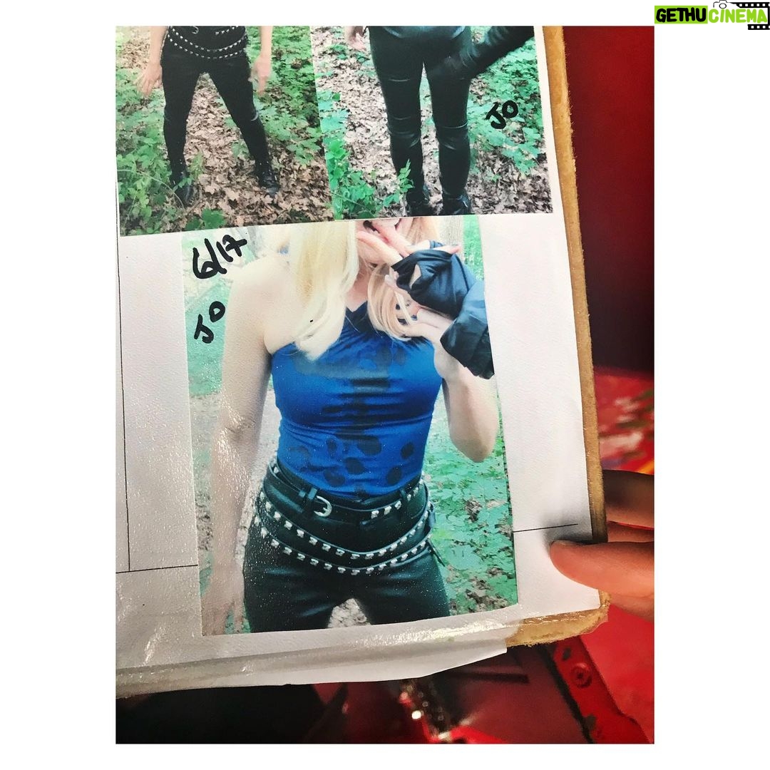 Cara Theobold - 1.6K Likes - Costume continuity photos from #Zomboat! Little did we know, leather is a totally unsuitable choice for the apocalypse - should have stuck with pyjamas. And I’m biting @leahbrotherhead because she tried to get in the shot...😁