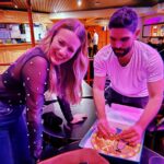 Cara Theobold Instagram – God I had a good birthday! ❤️🎳
Thank you to my spectacular friends for bringing their A game and to @samgswann for making all my cookie birthday cake dreams come true. No joke wanted one of them my entire life. 
Birthdaaaaaayyyyyyyyyyyy ✨✨✨✨✨✨✨✨