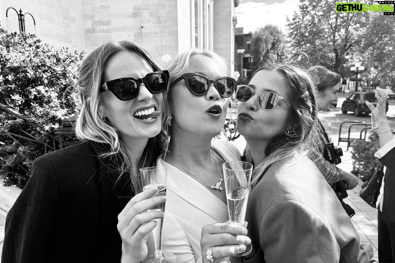 Cara Theobold Instagram - A little while ago our brilliant friends ‘surprised’ us by tying the knot ❤️ @gemmagemsharvey and @drumkitch we love you! 💐