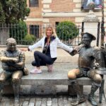Carla Ochoa Instagram - Confía en el tiempo que suele dar dulces salidas a muchas amargas dificultades. MIGUEL DE CERVANTES SAAVEDRA. En el lugar donde nació este gran escritor .🇪🇸😍 Alcalá de Henares (Madrid)