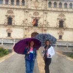 Carla Ochoa Instagram - Confía en el tiempo que suele dar dulces salidas a muchas amargas dificultades. MIGUEL DE CERVANTES SAAVEDRA. En el lugar donde nació este gran escritor .🇪🇸😍 Alcalá de Henares (Madrid)